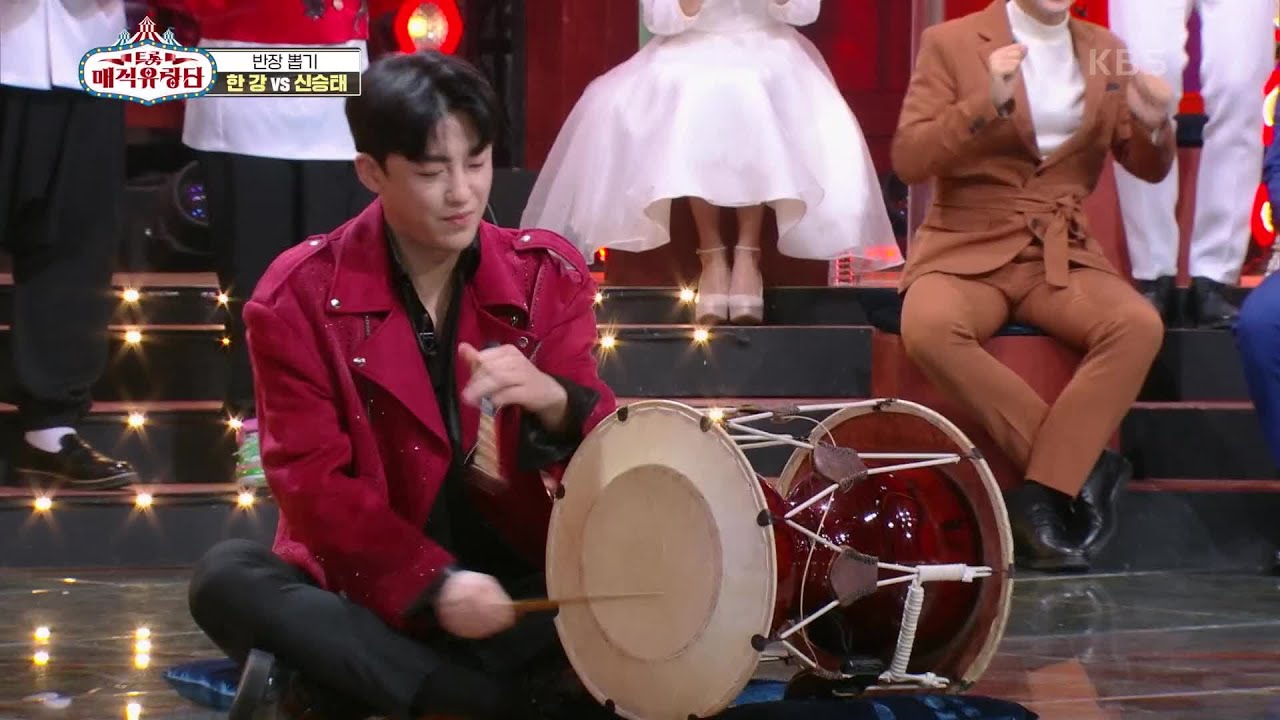 뭐야 왜 잘해?! 경력 25년에 빛나는 신승태의 장구연주에 송가인 단장의 노래까지♬ [트롯매직유랑단] | KBS 210331 방송