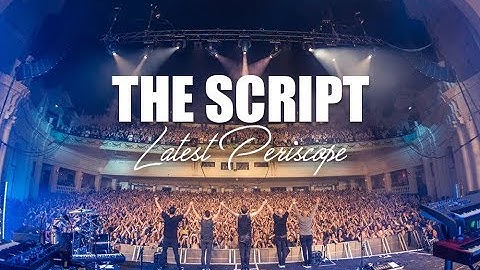 The Script Walk on Stage at O2 Academy Brixton 09/01/2017