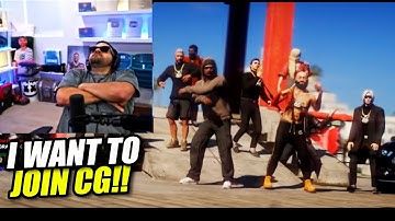 CourageJD Reacts To The Chang Gang Song & Wants To Join CG | Prodigy RP | GTA RP