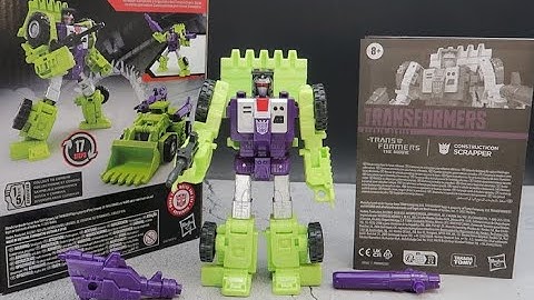 Transformers: Studio Series: Constructicons Special Presentation: Part 1 of 7: Scrapper