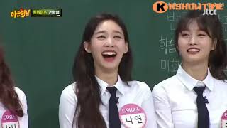 Knowing Brothers  Ep 152 - Kim Young Chul meet Nayeon in Salon
