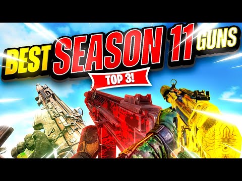 Top 3 BEST Season 11 Guns As the #1 Rank Player....