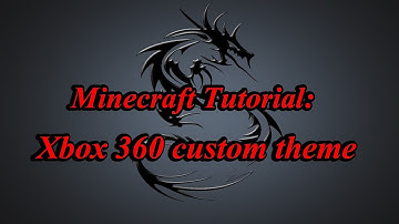 How to create a custom xbox 360 theme!
