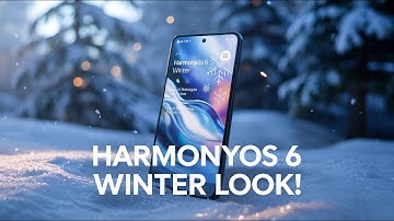 The Winter Atmosphere Exclusive to HarmonyOS 6 | Stunning Seasonal Theme Experience!