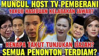 MUNCUL PRESENTER TEGAS, CECAR YAKUP HASIBUAN, KENAPA KALIAN TIDAK TUNJUKAN IJAZAH JOKOWI?