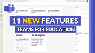 11 New Features In Microsoft Teams For Education 2025
