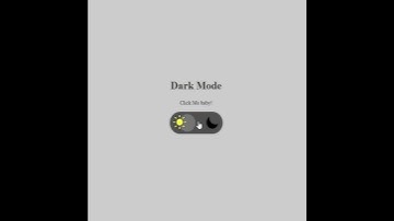Dark Mode Using HTML & CSS Only #shorts #csseffect #htmltutorial