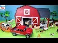 Terra battat barn farm playset with fun animals toys