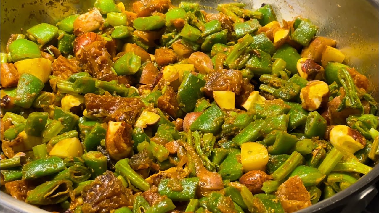 Vegetable with Sutki #vegetables #food