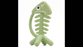 3-in-1 Baby Teething Toy for Soothing Relief and Sensory Development