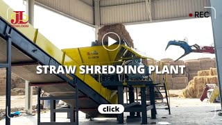 Rice straw shredding plant, Biomass waste shredder, Paddy straw crusher - Kowloon Machinery