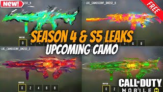 Season 4-5 Leaks All New DMZ Camos 2026 | CoD Mobile | CODM Season 4 & Season 5 Leaks 2026