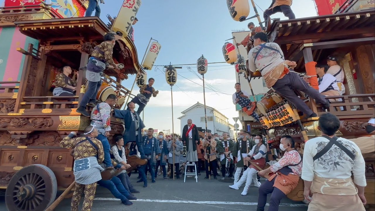 富士宮まつり　４　第1回競り合い　福地×木の花　2022年11月4日