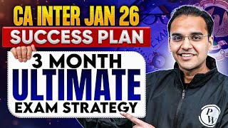 🚀 CA Inter Jan 2026 Exam Strategy 🔥| Last 3 Months Master Plan Students MUST Know! | CA Nitin Goel