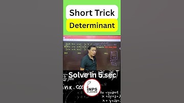 🔥 Solve Determinants in Seconds! | Determinants NIMCET PYQ & NIMCET Short Trick