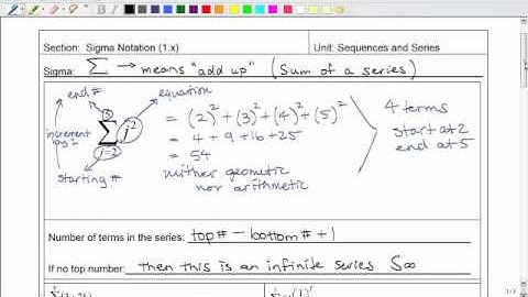 Pre-Calc11 - Seq and Ser - 1.Xa Sigma
