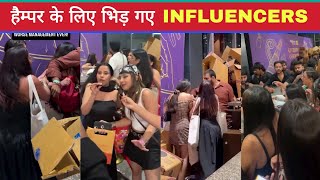 Free Hamper Chaos at Flipkart Glam Up Fest 2026 | हैम्पर के लिए भिड़ गए Influencers? Viral Video