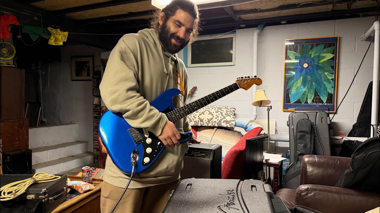 Electric guitar in the Jam room ￼