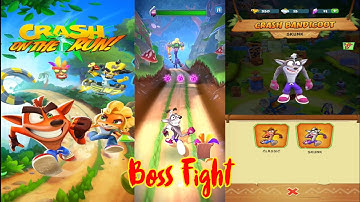 Crash Bandicoot: On the Run! II Boss Fight- Nitro Scorporilla II Part 1