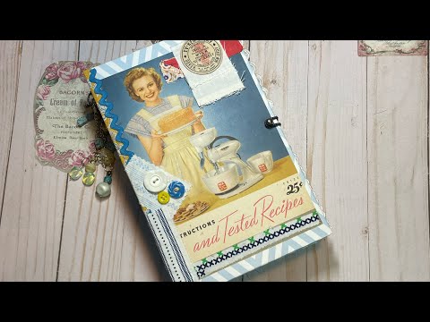 Retro Recipe Journal Final Flip-Through Etsy Update
