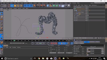 cineam 4d tutorial JIGGLE TEXT