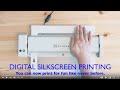 SCREEN PRINTING FOR FUN - using MiScreen Digital silk screens