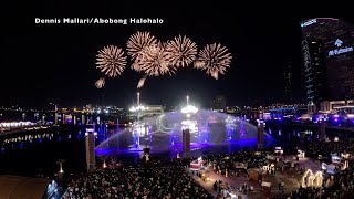 Eid Mubarak DFC Mall #eidmubarak #eidcelebration #eidalfitr2024 #dubaifestivalcitymall #fireworks