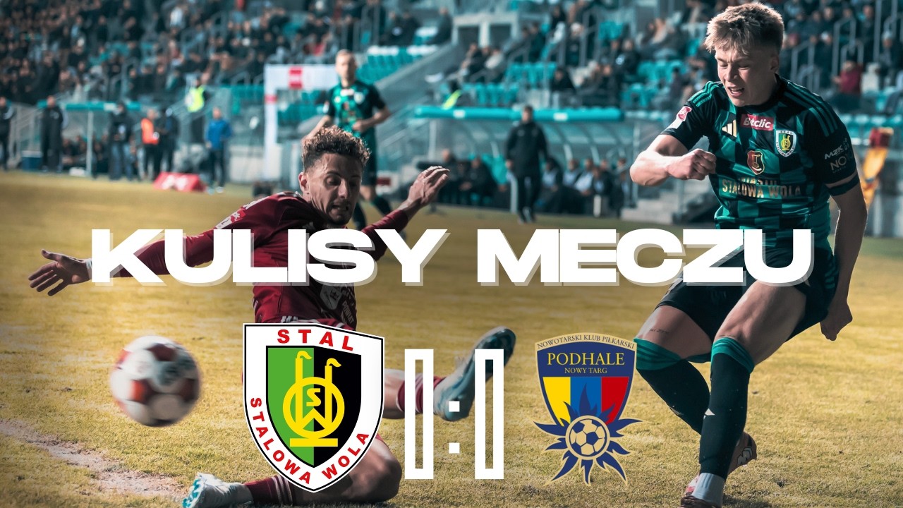 BEZBRAMKOWY REMIS PRZY HUTNICZEJ | Stal Stalowa Wola - Podhale Nowy Targ | KULISY MECZU