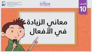 معاني الزيادة في الأفعال