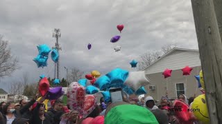 Balloons released in memory of Winston-Salem woman shot to death