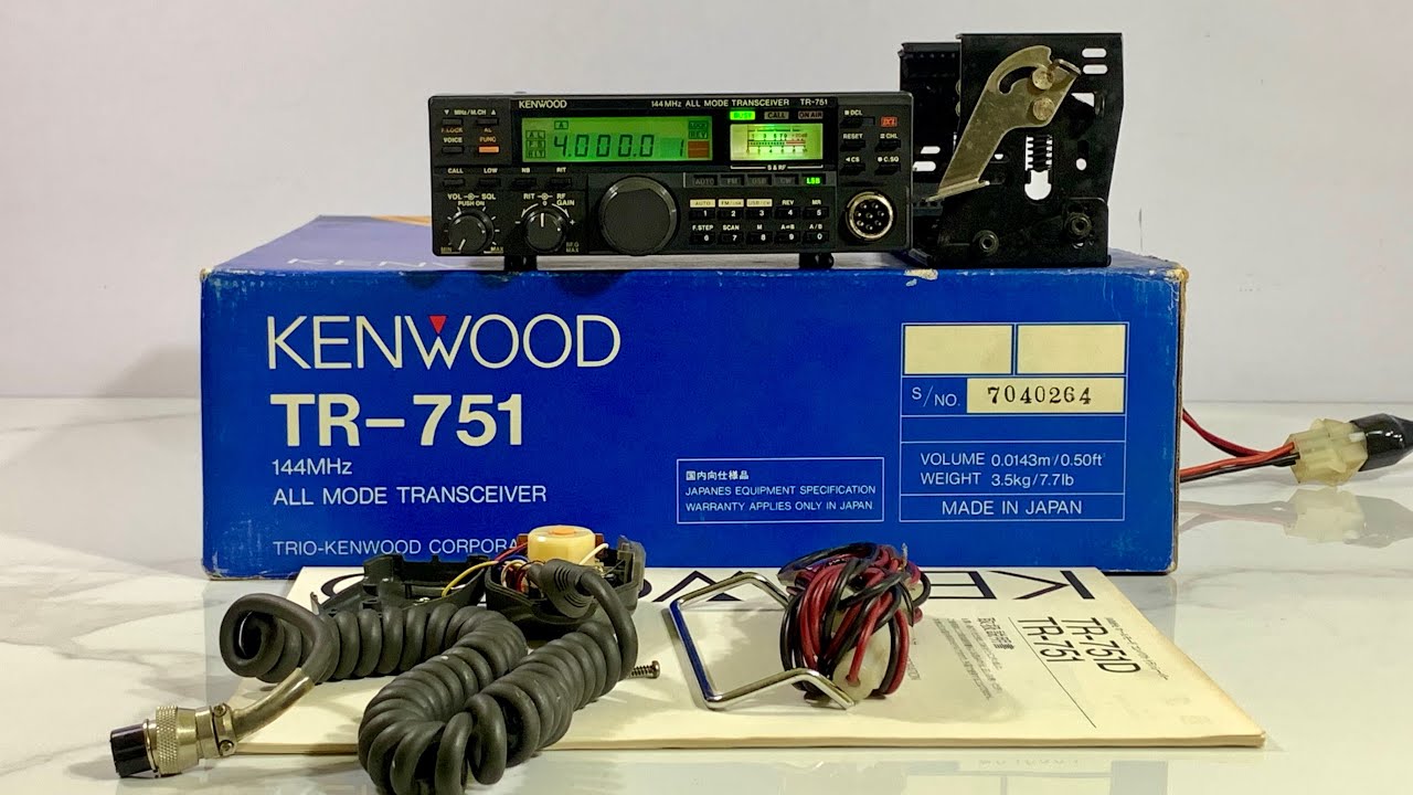 ✨Kenwood TR-751 VHF 20W Duzbuk Komplit Open✨ - YouTube