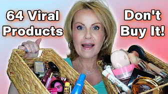 I Tried 64 VIRAL MAKEUP Products So You Don't Have To! Part 1