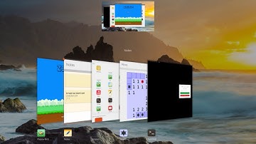 Ubuntu 15.10 Unity 8 - app switcher WIP (animation)