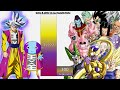Goku Zeno VS All Villains POWER LEVELS DB DBZ DBS Daima