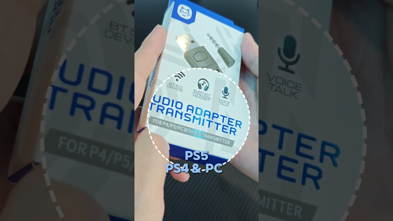 Bluetooth Audio Transmitter Adapter for Ps5/Ps4/Switch/Xbox/Pc.