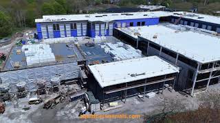 Rogers High School (Newport, RI) Construction, Inside tour - 05122024 by Aquidneck Aerials 29 views 2 weeks ago 3 minutes, 58 seconds