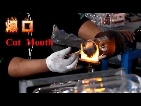 production of double wall glass cups