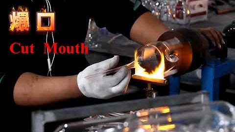 production of double wall glass cups