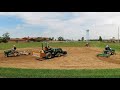 Tractor Day at the Ball Park!  Garden & Compact Tractors with Pull Type Box Scrapers In Action!