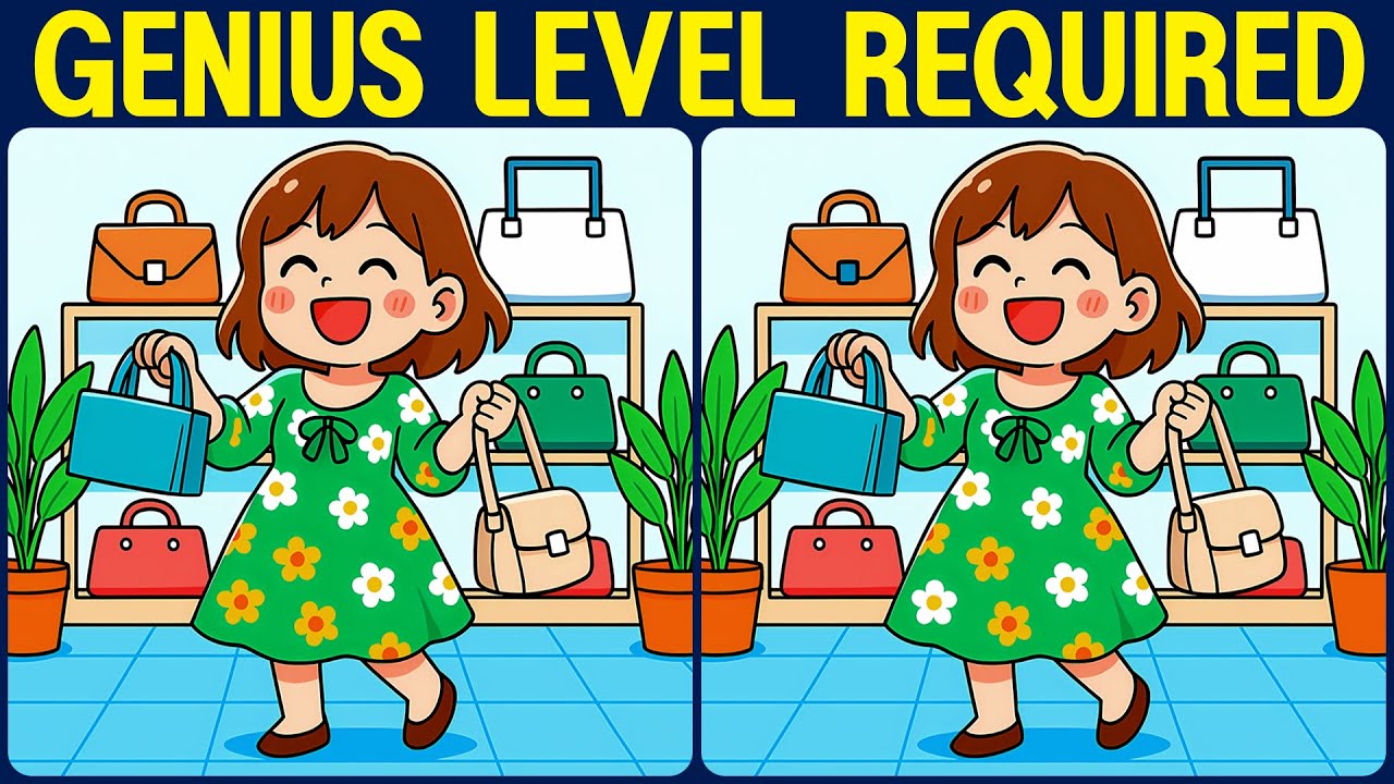 [Spot the Difference Brain Training] If you solve this puzzle, you are a genius!