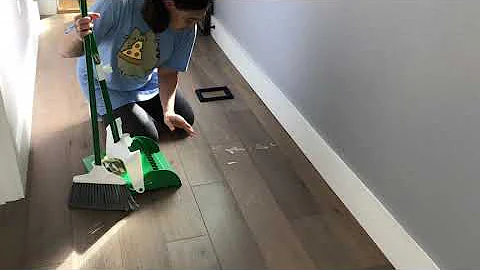 How to clean up broken glass