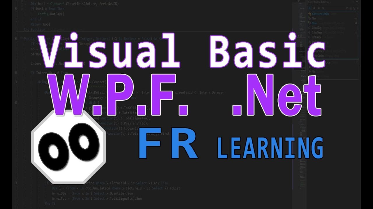 Tuto WPF Visual Basic Fr 1 : Hello World - YouTube