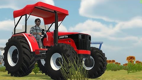 Indian Tractor Driving Gaming Indian vehicles simulator 3D #gaming #Video 