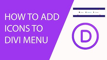 How to Add Icons to your Divi Menu