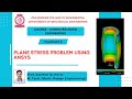 Plane stress problem using Ansys