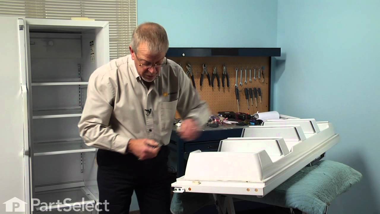 Refrigerator Repair Replacing the Hinge Cam Riser (GE Part WR02X10140) YouTube
