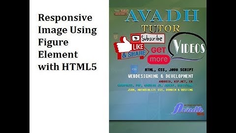 Responsive Image using HTML5 | figure element in html5