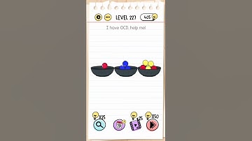 Brain Test level 227 : I have OCD. help me! 😵