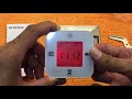 Unboxing of Ikea digital alarm KLOCKIS