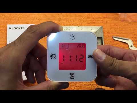 Unboxing Of Ikea Digital Alarm Klockis Youtube